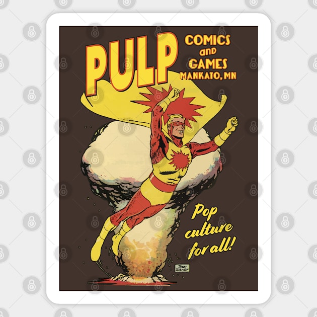 PULP Atom Bomb Magnet by PULP Comics and Games